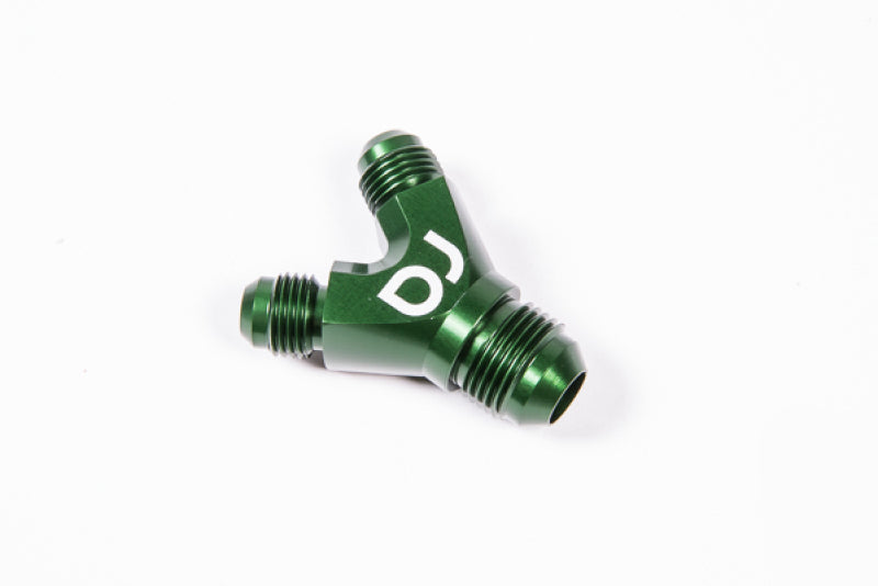 Radium Engineering Dual 6AN to 8AN Y-Adapter Block Fitting - #14-0177