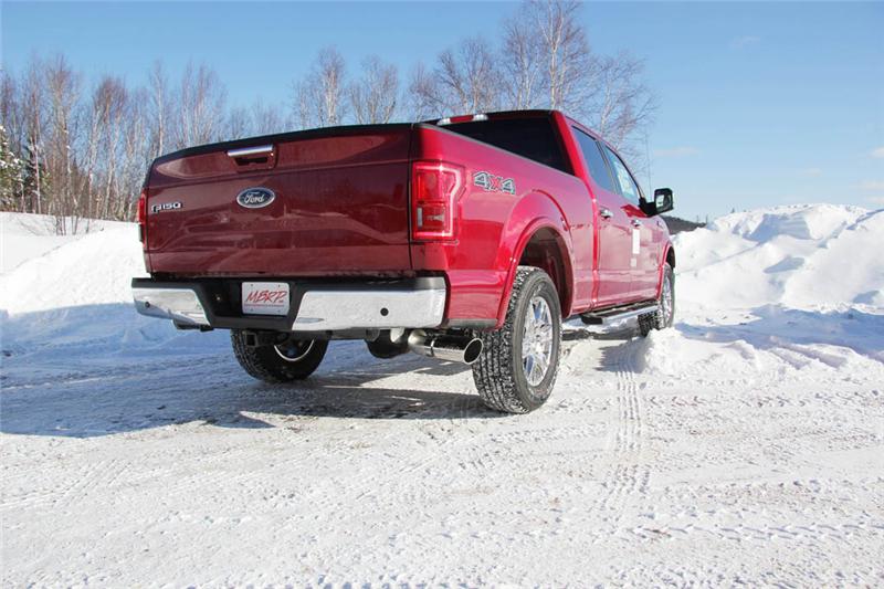MBRP S5259BLK Armor BLK Cat-Back Exhaust - 4-Inch Single Side Exit | Black Coated Aluminized
