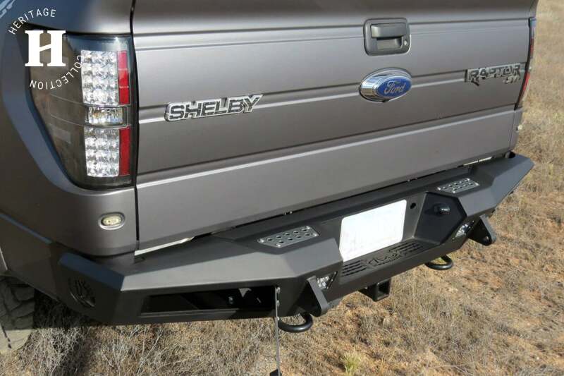 Addictive Desert Designs for 10-14 Ford F-150 Raptor HoneyBadger Rear Bumper w/ Tow Hooks