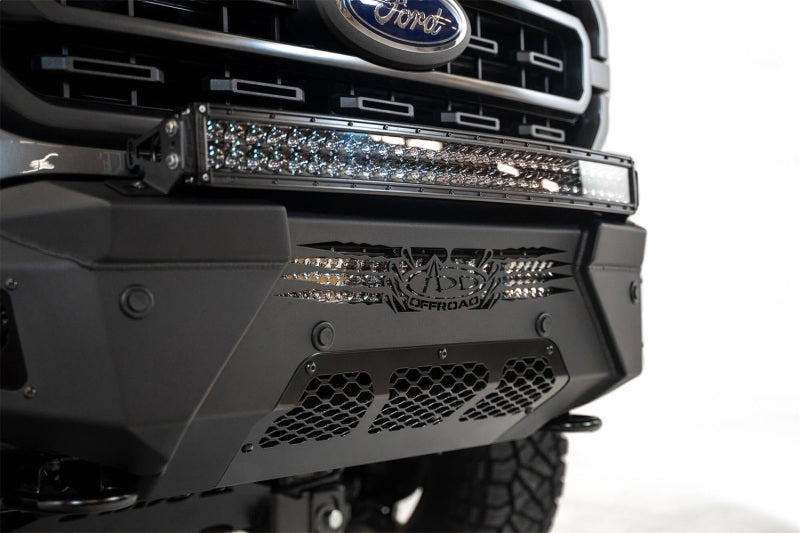 Addictive Desert Designs for 2021 Ford F-150 HoneyBadger Front Bumper w/ Top Hoop