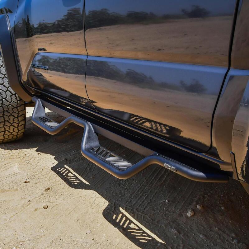 Westin 20-12785 Outlaw Drop Nerf Step Bars for 2024-2026 Toyota Tacoma Double Cab Textured Black