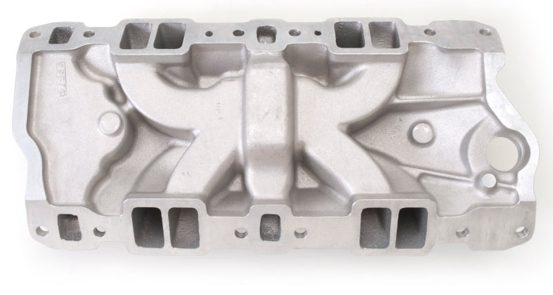 Edelbrock 2701 Performer EPS Intake Manifold Natural for Small Block Chevrolet
