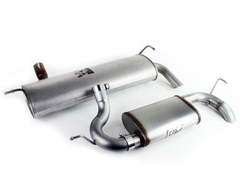 aFe MACHForce XP 07-17 Jeep Wrangler V6-3.6/3.8L 409 SS 2.5in Axle-Back Exhaust - #49-46219
