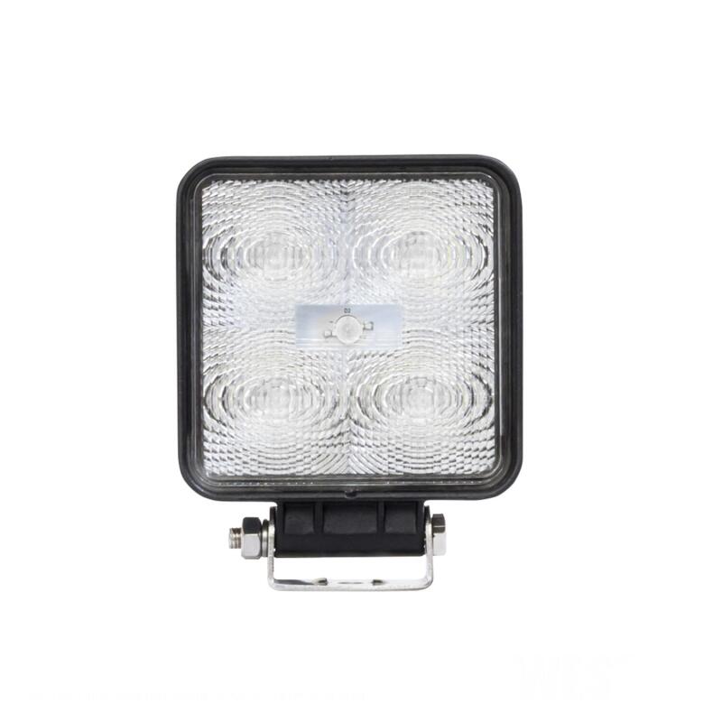 Westin 09-12210 LED Work Utility Light Square 4.5 inch x 5.4 inch Flood with 3W Epistar Black