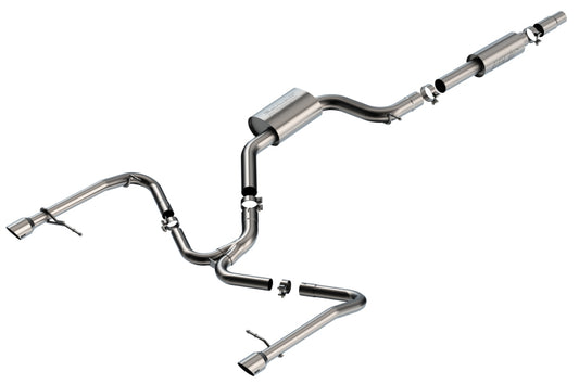 Borla 140850SB 19-21 VW GLI 2.0L S-Type 3.5in x 5.5in Tip Cat-Back Exhaust - #140850SB