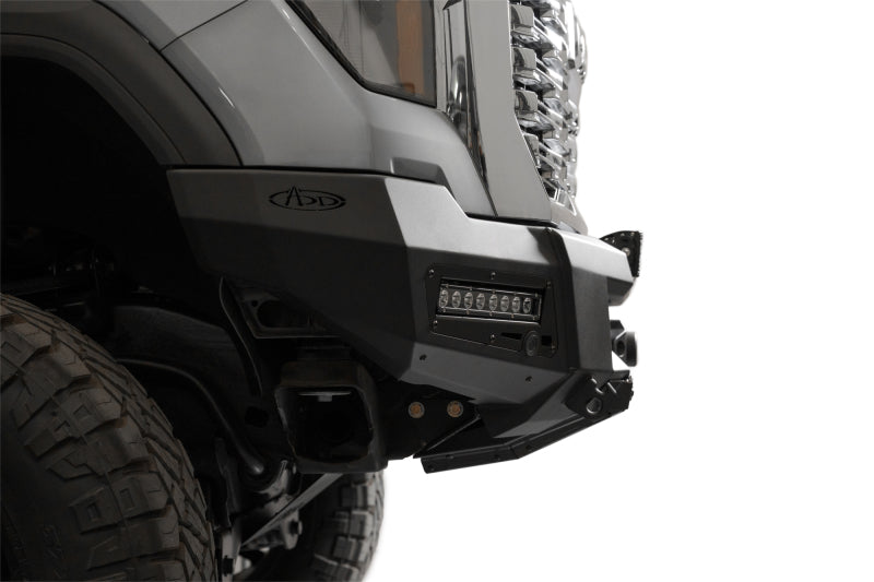 Addictive Desert Designs for 24+ GMC 2500/3500 Phantom Front Bumper w/Winch- Hammer Black