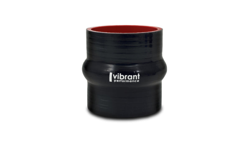 Vibrant Silicone Hump Hose Coupler 1.625in ID x 3.00in Long - Black
