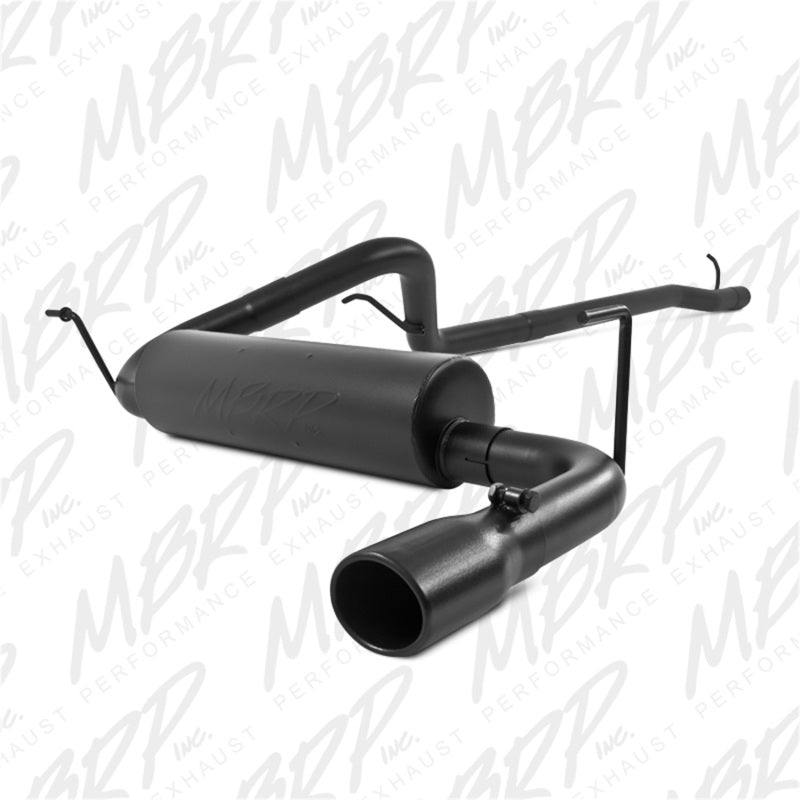 MBRP 12 Jeep Wrangler/ Rubicon 3.6L Cat Back Black Exhaust