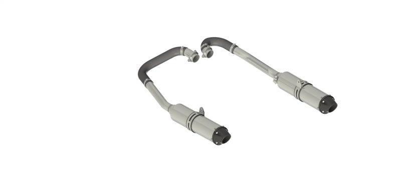 MBRP 11-14 Polaris RZR 900 Complete Dual Exhaust Headers-Back