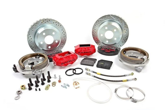 Baer Brakes Ford 8.8in C-Clip Rear Ends 12in SS4 Rear SDZ Brake Kit - Black — Fits Ford 8.8" C-Clip Rear Ends w/SN95 3.25" Axle Standoff