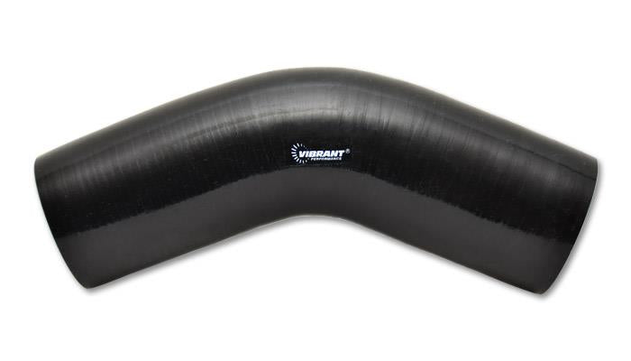 Vibrant 4 Ply Reinforced Silicone Elbow Connector - 2in I.D. - 45 deg. Elbow