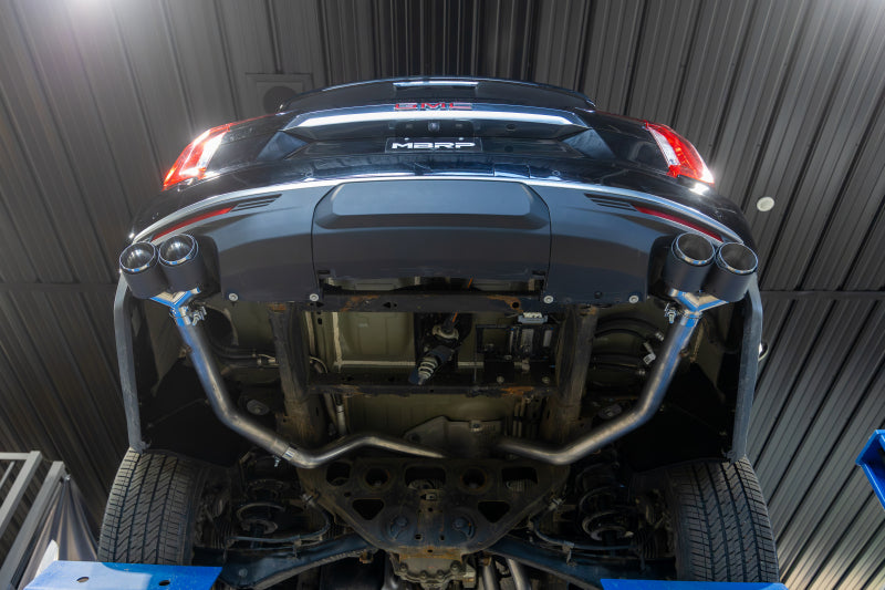 MBRP Tahoe / GMC Yukon 3in Cat-Back Dual Split Exhaust w/ Quad Carbon