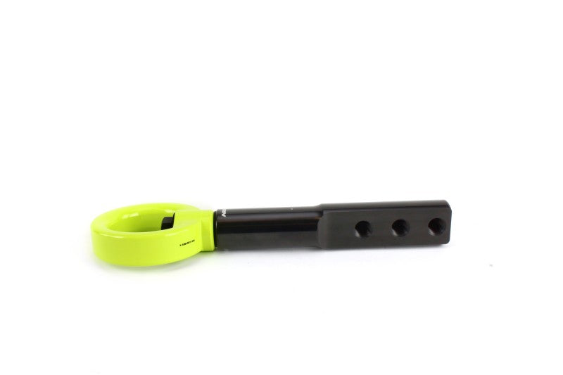 PERRIN 17-21 Honda Civic Si/Type R/Touring/Hatchback Tow Hook Kit Front - Neon Yellow