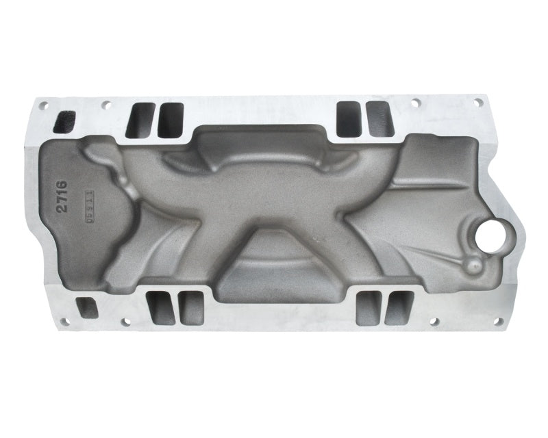Edelbrock 27163 Manifold Performer EPS Small Block Chevrolet Vortec Black Finish