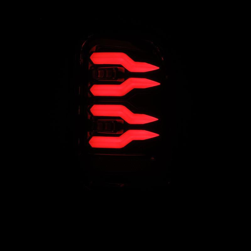 AlphaRex 643001 94-01 Dodge Ram 1500/2500/3500 LUXX-Series LED Tail Lights - Alpha-Black