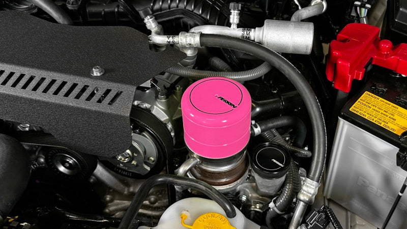 PERRIN 15-26 Subaru WRX & 13-26 BRZ/FR-S/86/GR86 Oil Filter Cover - Hyper Pink