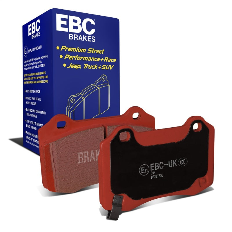 EBC 15+ Cadillac CTS 3.6 Twin Turbo Redstuff Rear Brake Pads DP31788C