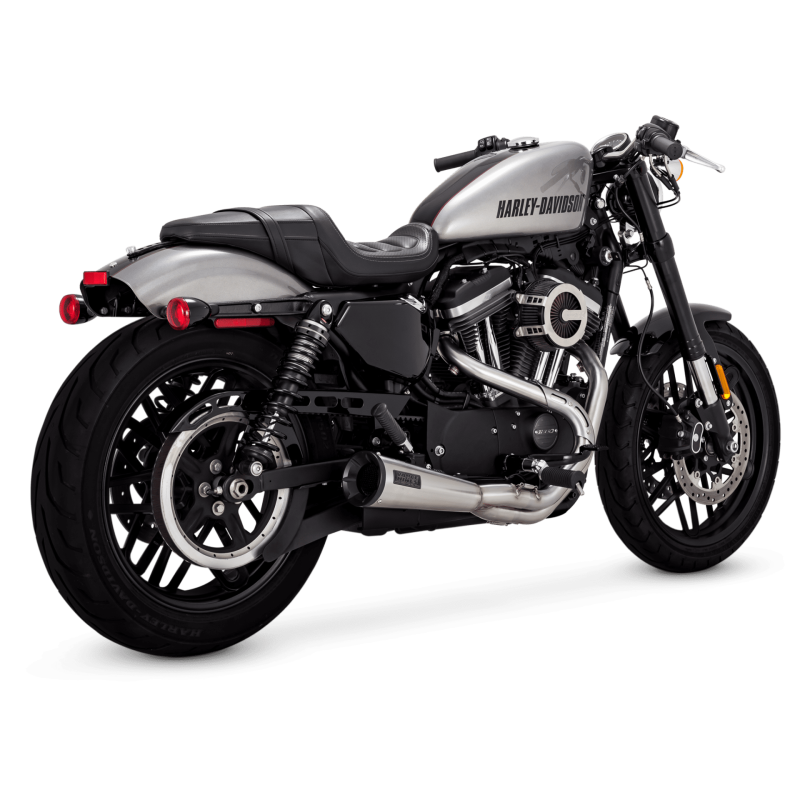 Vance & Hines 27327 Upswept 2-1 PCX Exhaust Brushed for 2014-2022 Harley-Davidson Sportster