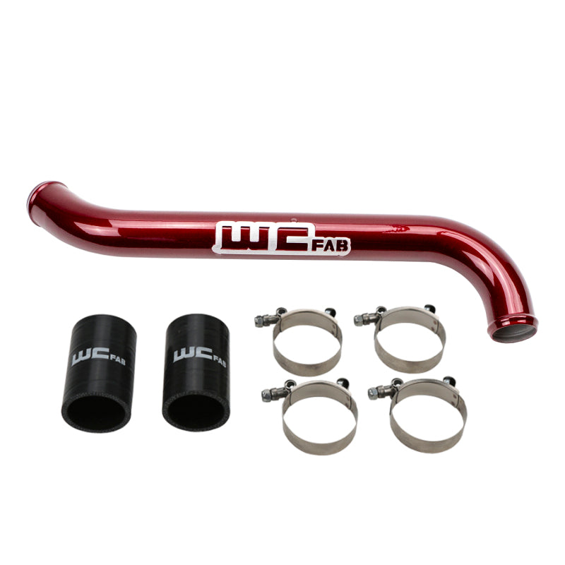 Wehrli Custom Fabrication WCF100696-GRY Upper Coolant Pipe WCFab Grey for 2011-2016 Chevrolet Silverado / GMC Sierra 2500 HD / 3500 HD 6.6L LML Duramax