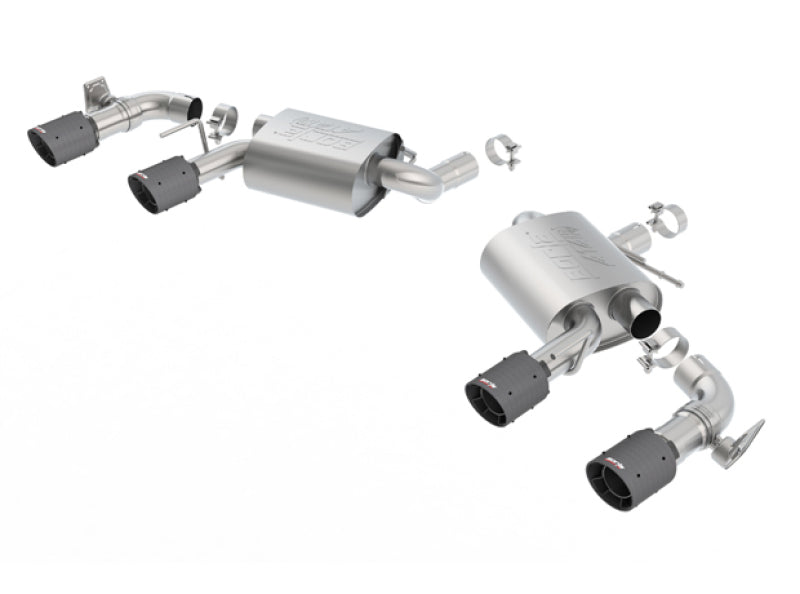 Borla 11925CFBA 2016 Chevy Camaro SS V8 AT/MT ATAK Rear Section Exhaust with Dual Mode Valves - #11925CFBA