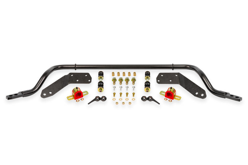 BMR 1978-1987 G-Body Front Sway Bar Kit - 1.25in Hollow - 2-Hole Adjustable - Black Hammertone