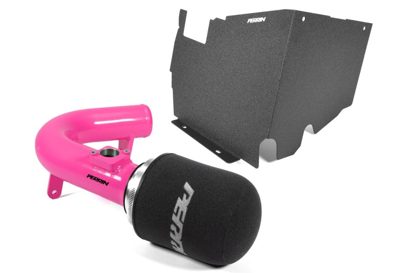 PERRIN 22-26 Subaru WRX Cold Air Intake w/Heatshield - Hyper Pink