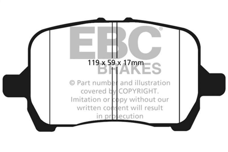 EBC 04-06 Chevrolet Cobalt 2.0 Supercharged Yellowstuff Front Brake Pads DP41763R