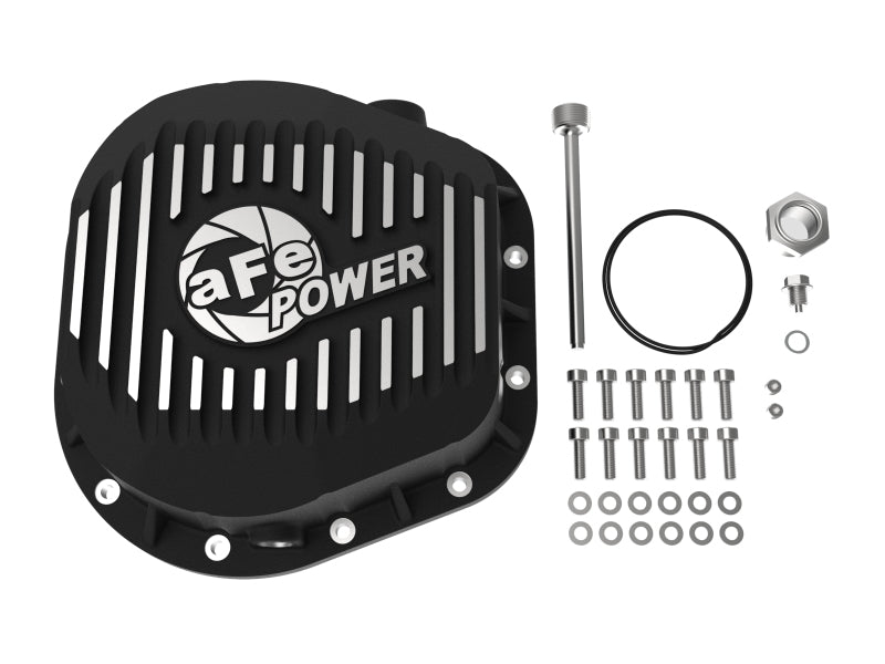 aFe Power Cover Diff Rear Machined COV Diff R Ford Diesel Trucks 86-11 V8-6.4/6.7L (td) Machined - #46-70022