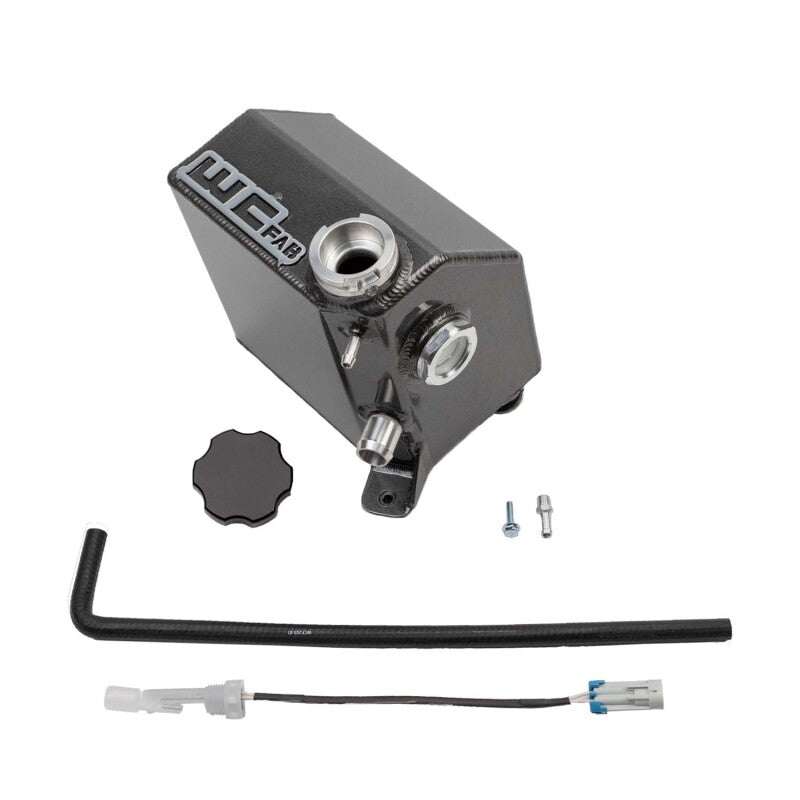 Wehrli Custom Fabrication WCF100433-FB Factory Location Coolant Tank Kit Flat Black for 2017-2019 Chevrolet Silverado / GMC Sierra 2500 HD / 3500 HD L5P Duramax