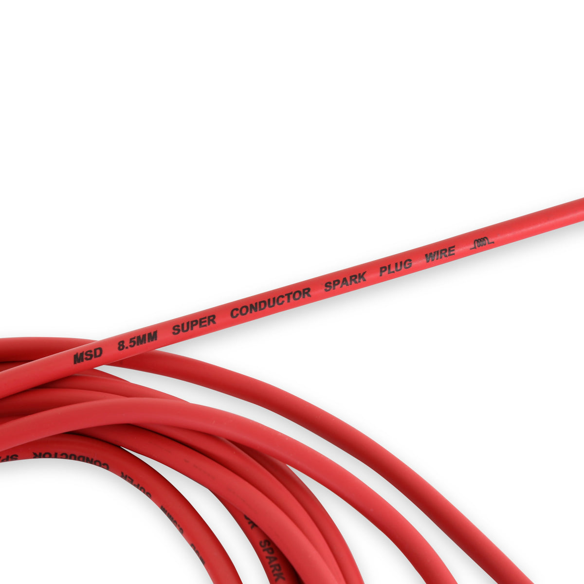 MSD 35659 Super Conductor Spark Plug Wire Set, Small Block for Chevy w/HEI Cap