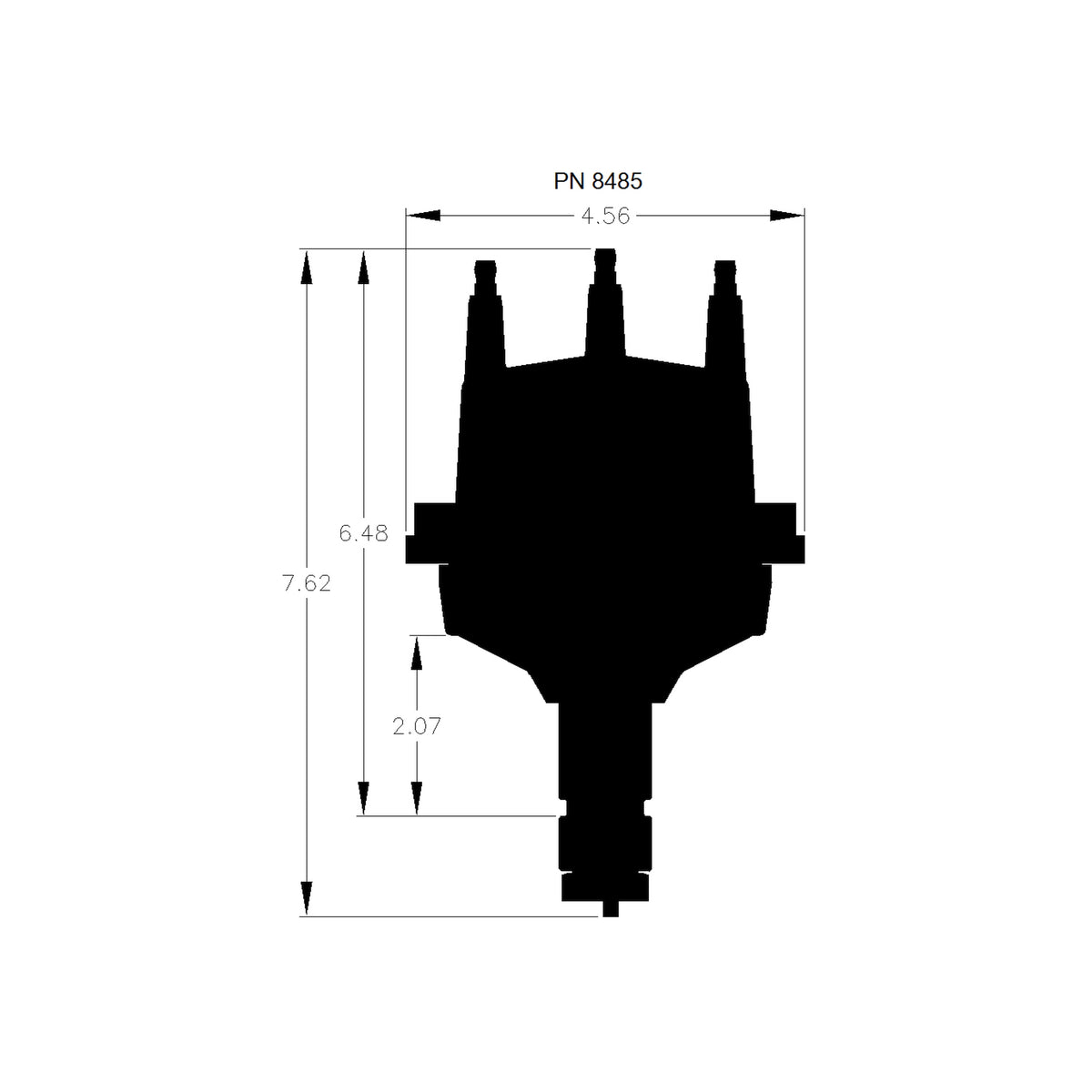 MSD 8485 VW Billet Distributor