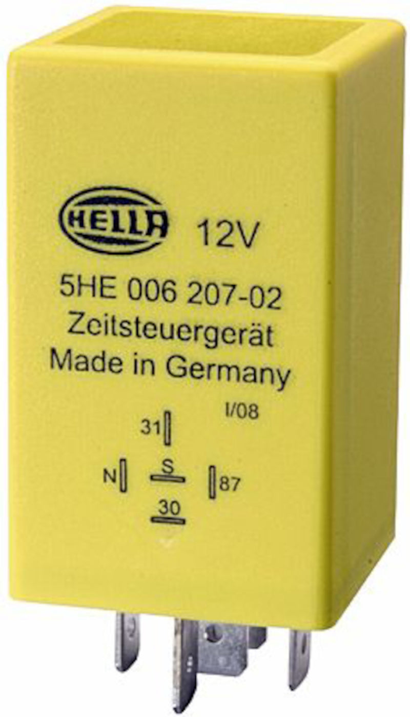 HELLA 006207027 Timer Module Relay 12V 10A 5 Second