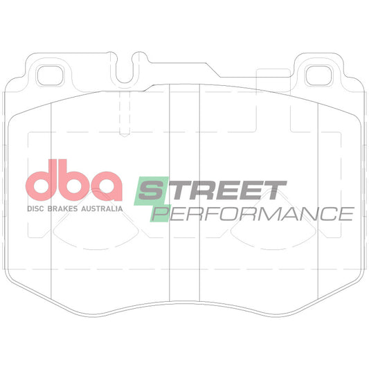 DBA 15-18 Mercedes-Benz C300 (w/Sport Package/AMG Sport Package) Front SP Performance Brake Pads