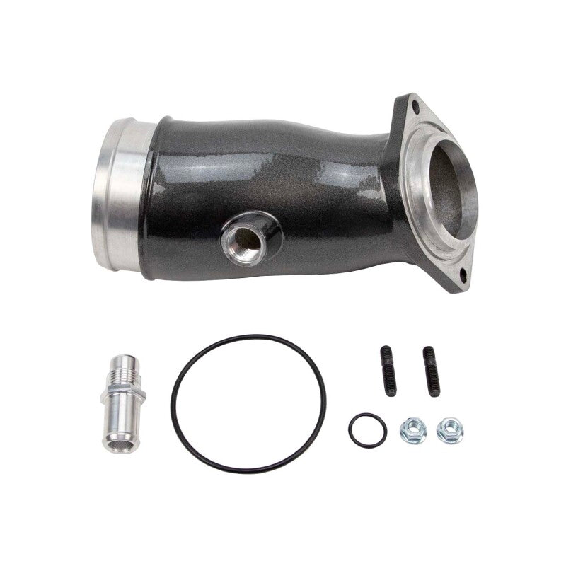 Wehrli Custom Fabrication WCF100775-GB High Flow Intake Horn Gloss Black for 2017-2026 Chevrolet Silverado / GMC Sierra 2500 HD / 3500 HD 6.6L L5P Duramax