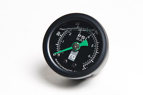 Radium Fuel Pressure Gauge 0-100 PSI Radium Logo - #20-0029