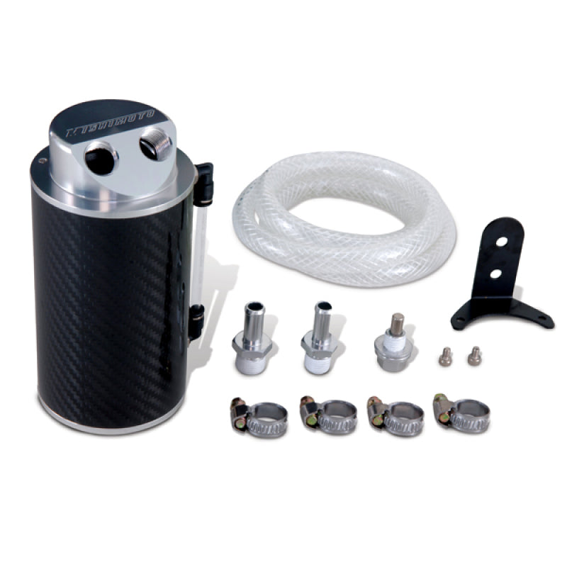 Mishimoto Carbon Fiber Oil Catch Can 10mm Fittings - #MMOCC-CF