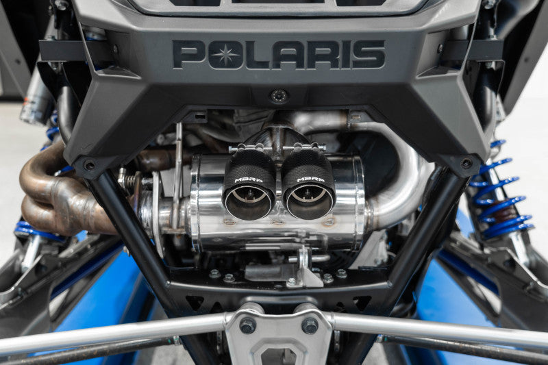 MBRP 22-23 Polaris RZR Pro R Single Slip-on Dual Outlet Perf. Series
