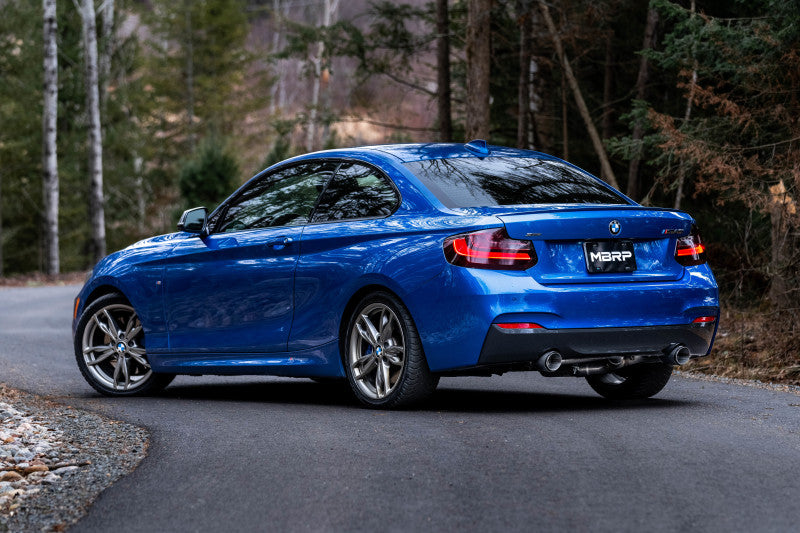 MBRP 17-21 BMW M240I 3.0L 3in Axle Back w/ T304 Carbon Fiber Tips
