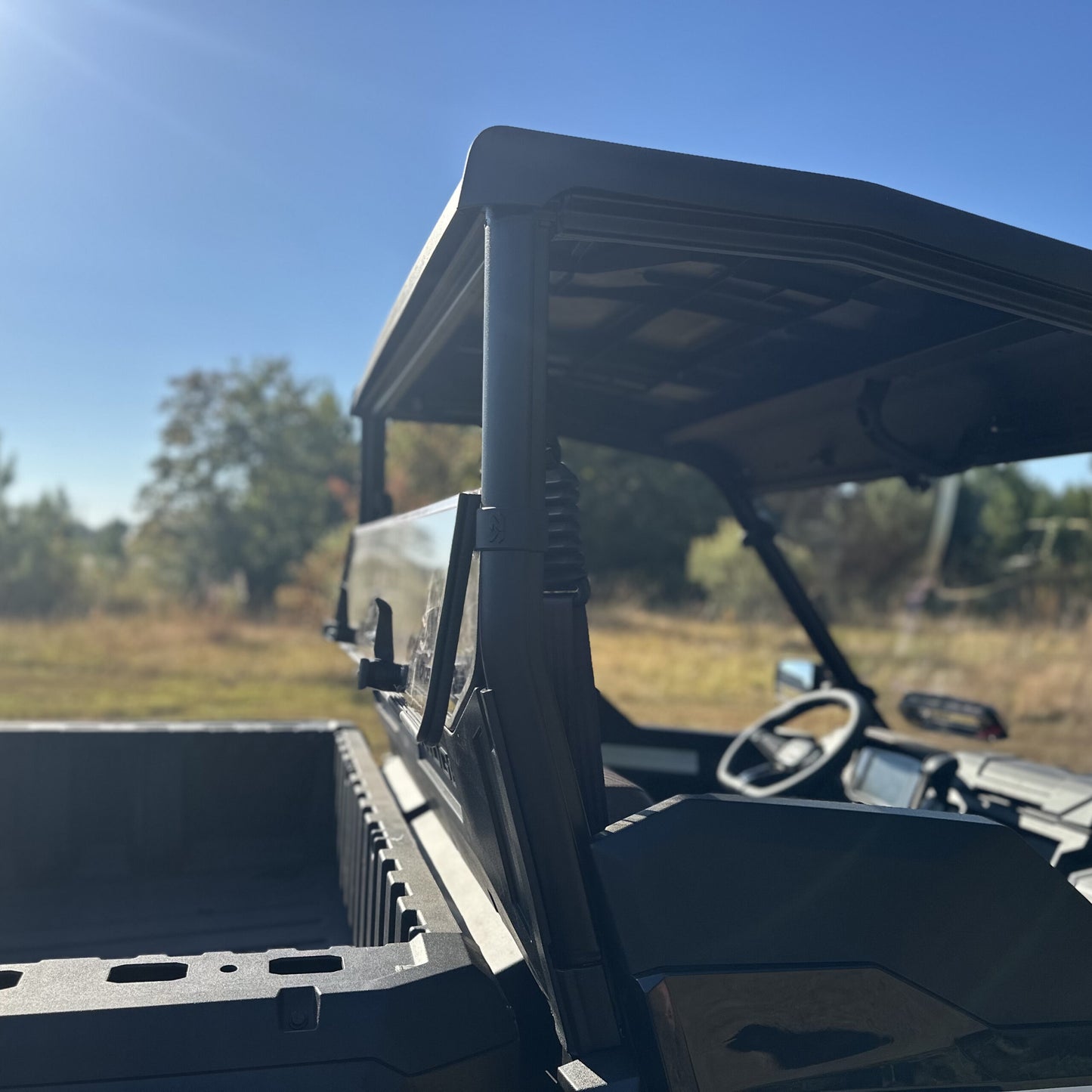 Seizmik 24+ Kawasaki Ridge Rach Rear Folding Windshield- UV 50-55319KIT