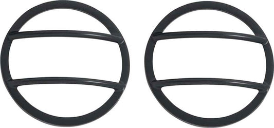 Kentrol 50009 Front Marker Covers Pair for 2007-2018 Jeep Wrangler JK - Powdercoat Black