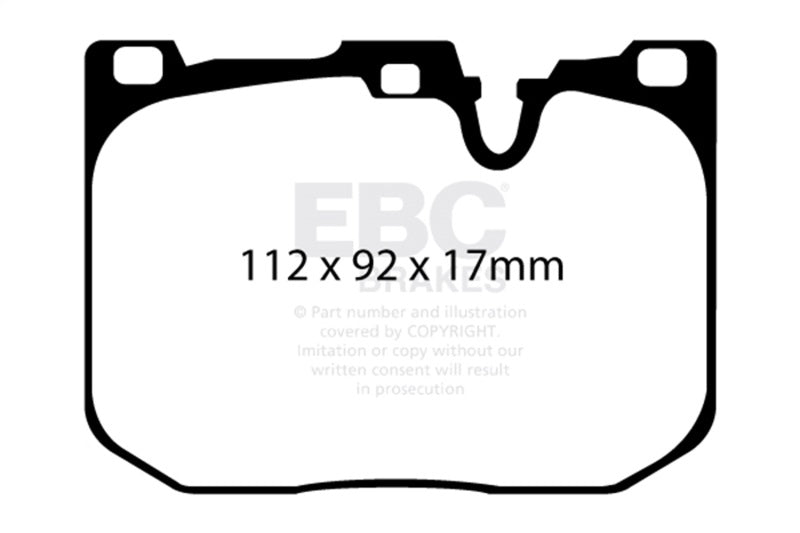 EBC 2017+ BMW M240 Coupe Bluestuff Front Brake Pads DP52130NDX