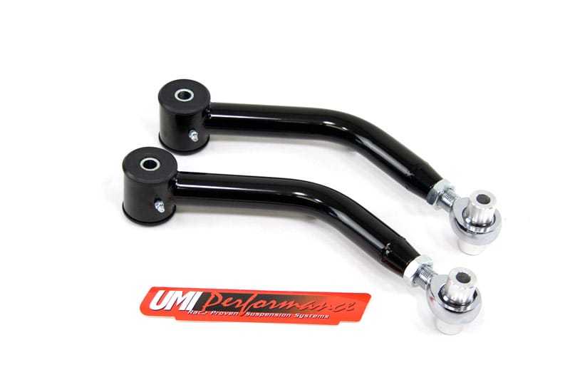 UMI Performance 5019-B Adjustable Upper Control Arms Rod Ends Black