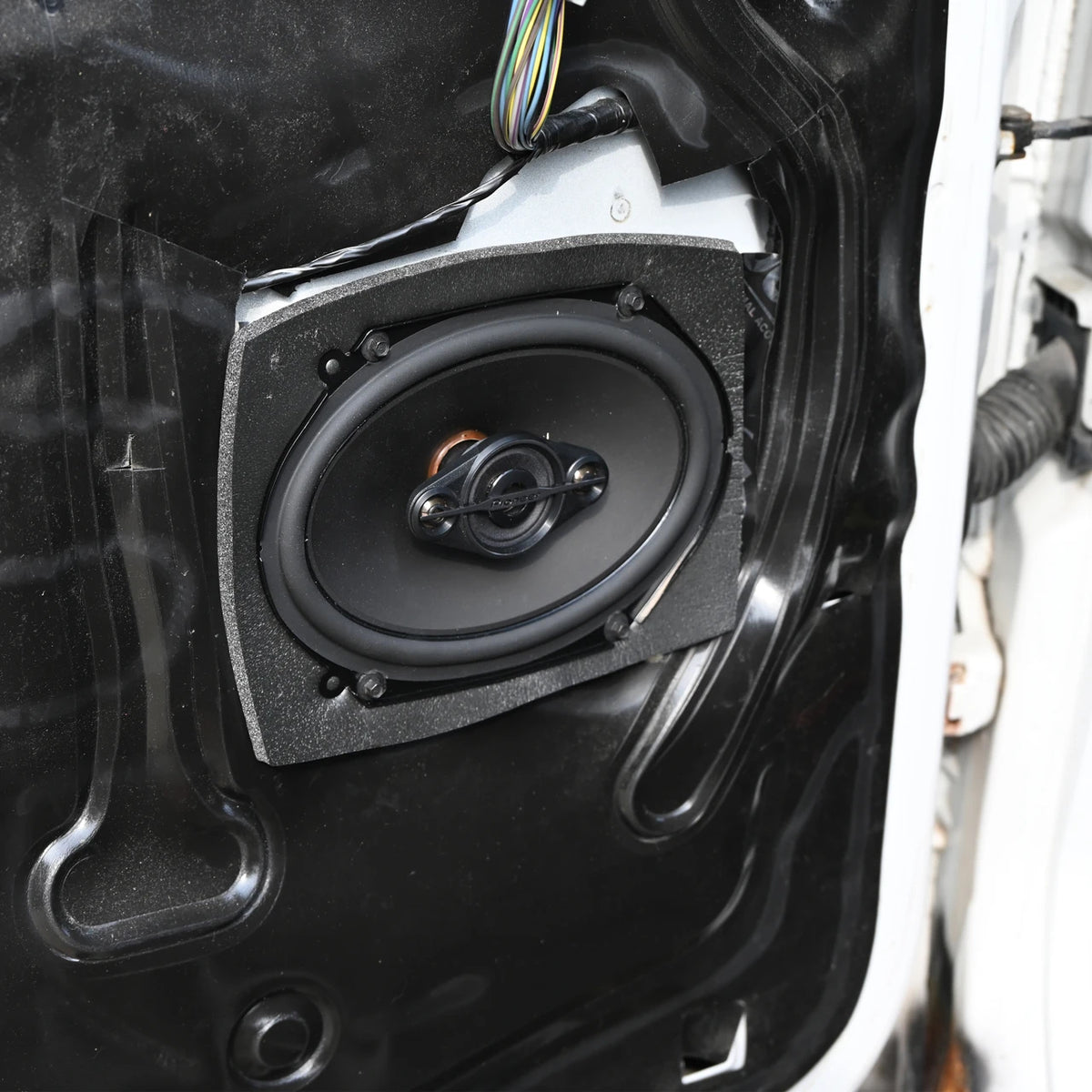 DEI Speaker Baffles 5.25in Round 6.5in Wide 6.5 Height 2.5in Deep Pair