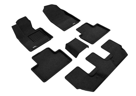 3D MAXpider Elegant 3rd Row Floor Mats for 2015-2025 Volvo X90/XC90