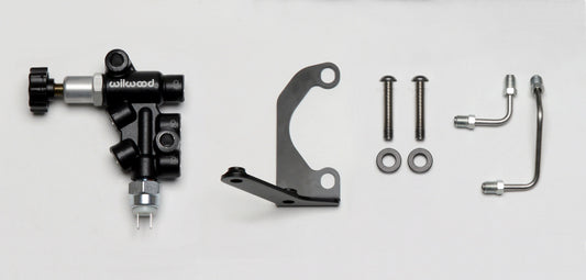 Wilwood Tandem Master Cylinder Mounting Bracket L/H Kit w/ Prop Valve - #260-13190