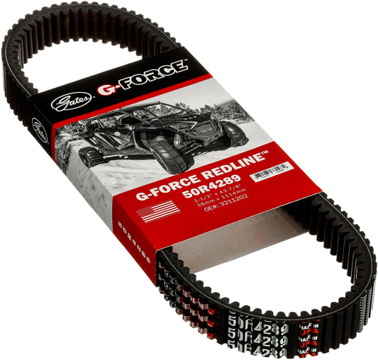 Gates 50R4289 G-Force RedLine CVT Belt for 2018-2020 Polaris RZR Turbo 925cc