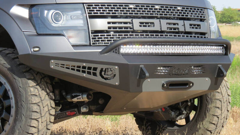 Addictive Desert Designs for 10-14 Ford F-150 Raptor HoneyBadger Front Bumper w/ Winch Mount