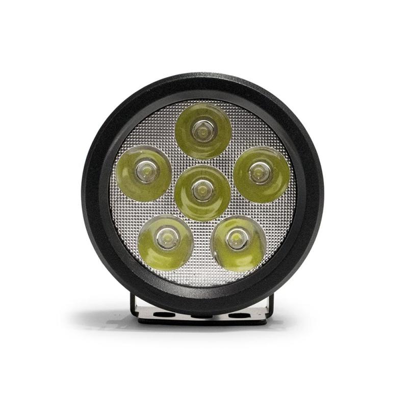 DV8 Offroad 3.5in Round 16W Driving Light Spot 3W LED - Black - #R3.5E16W3W