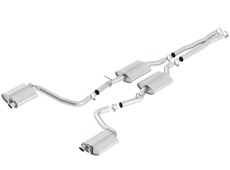 Borla 140637 15-16 Dodge Charger R/T 5.7L No Tip Use Factory Valence Single Split Rear Exit ATAK Exhaust - #140637