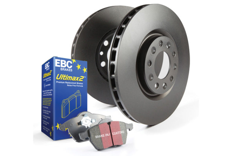 EBC 06-15 Honda Civic S20 Front & Rear Brake Kit Ultimax2 Pads RK Premium Rotors S20K1461